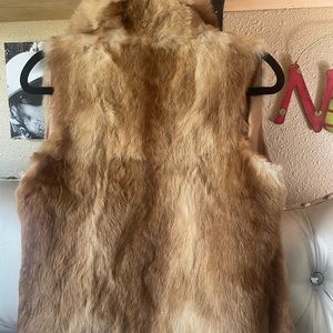 Adrienne landau fur vest size large soft to the touch
